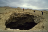 Measuring the depth of the sinkhole